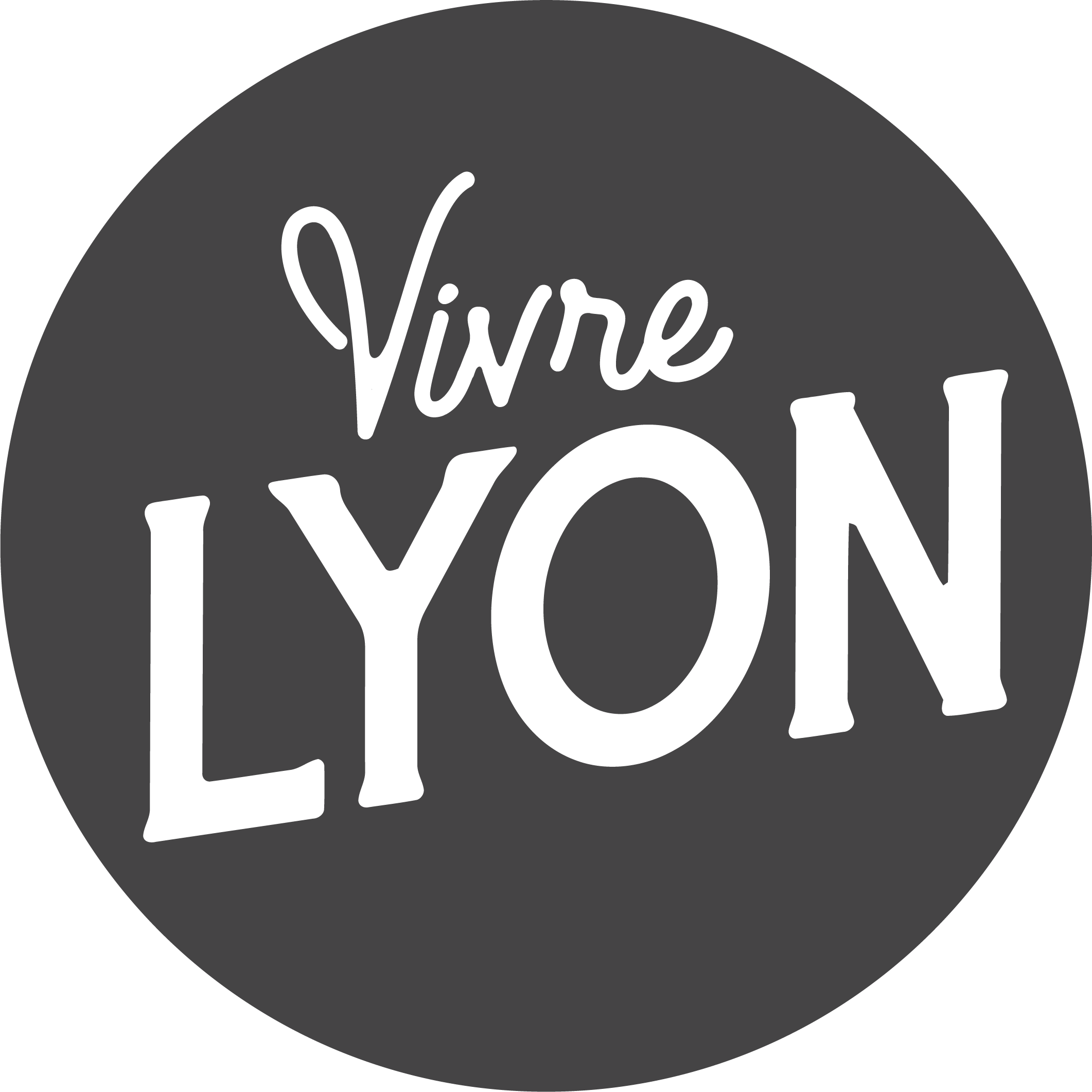 Logo Vivre Lyon - Gris