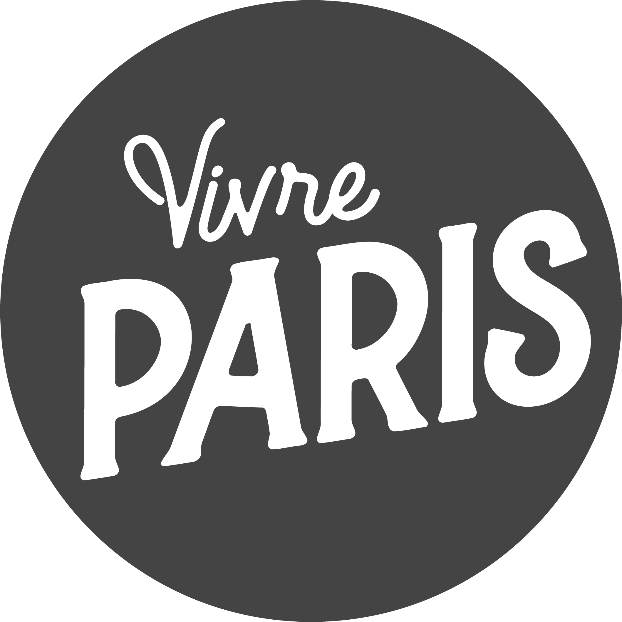 Logo Vivre Paris - Gris