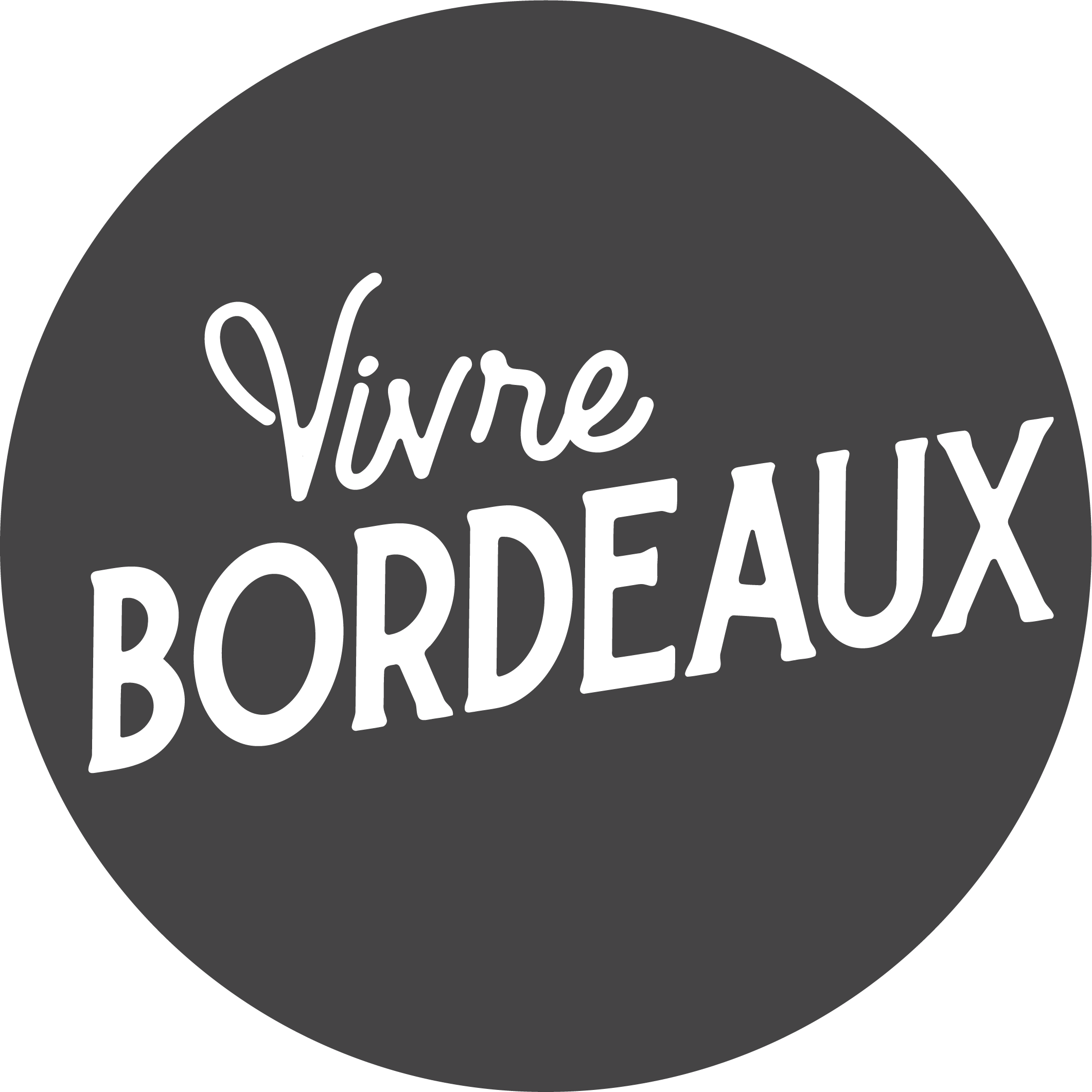 Logo Vivre Bordeaux - Gris