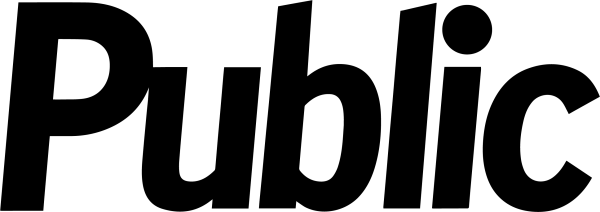 Logo Public véctorisé noir