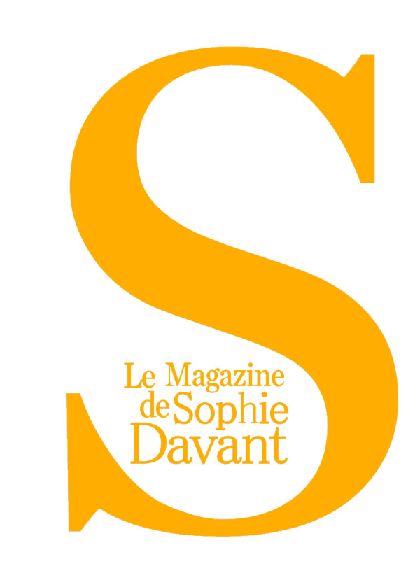 Logo S le magazine de Sophie Davant - Jaune