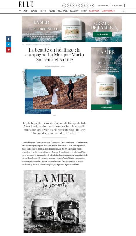 Cas de Campagne La Mer x Le Grand Prix du Cinéma ELLE